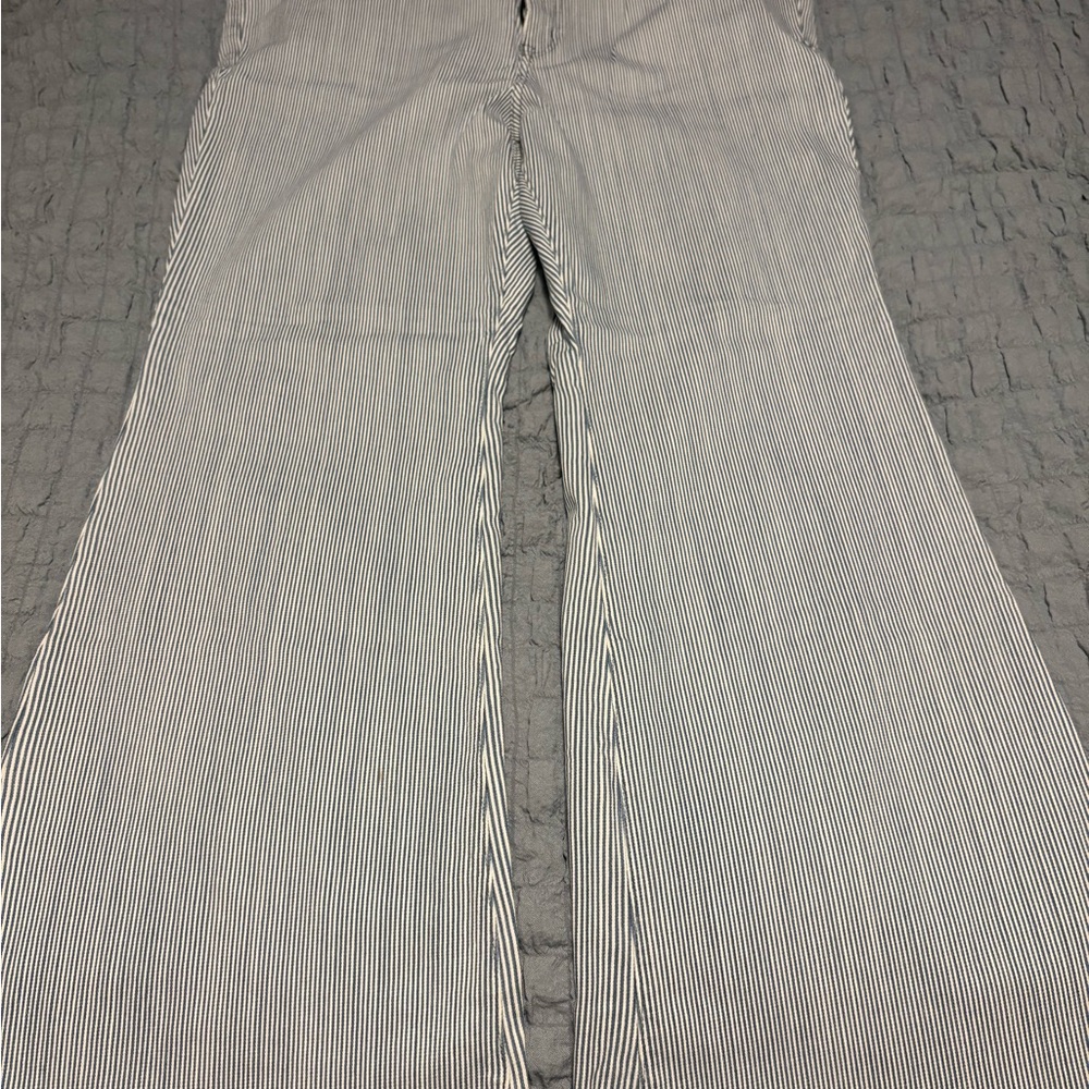 Striped Wide-Leg Pants